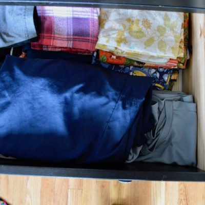 The Littles Marie Kondo Their Dad's Drawers