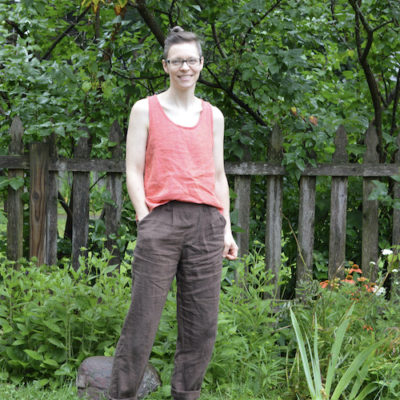 Chandler Trousers and a self drafted tank